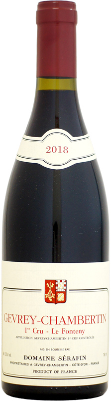 【クール配送】ドメーヌ・セラファン ジュヴレ・シャンベルタン 1er ル・フォントニー [2018]750ml