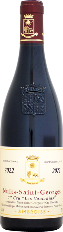 ベルトラン・アンブロワーズ ニュイ・サン・ジョルジュ 1er レ・ヴォークラン [2022]750ml (赤ワイン)