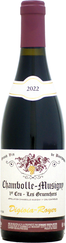 【クール配送】ディジオイア・ロワイエ シャンボール・ミュジニー 1er グリュアンシェール [2022]750ml (赤ワイン)