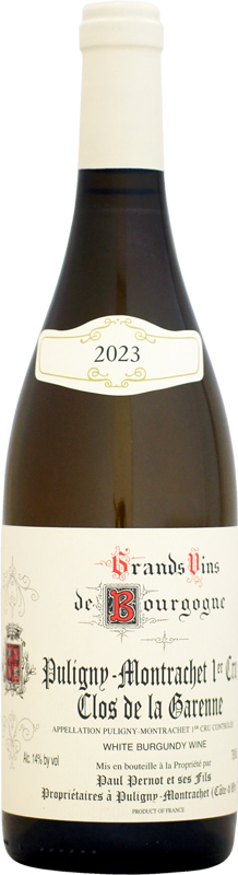 【クール配送】ドメーヌ・ポール・ペルノ ピュリニー・モンラッシェ 1er クロ・ド・ラ・ガレンヌ [2023]750ml (白ワイン)