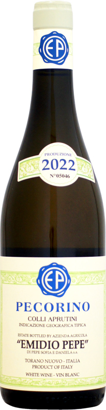 【クール配送】エミディオ・ペペ ペコリーノ コッリ・アプルティーニ [2022]750ml (白ワイン) 【正規品】