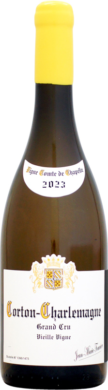 【クール配送】ジャン・マリー・フーリエ (コント・ド・シャペル) コルトン・シャルルマーニュ グラン・クリュ VV [2023]750ml (白ワイン)