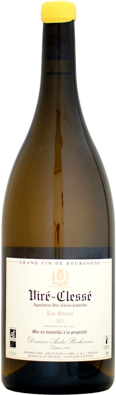 【クール配送】【マグナム瓶】アンドレ・ボノーム ヴィレ・クレッセ レ・カール [2021]1500ml (白ワイン)