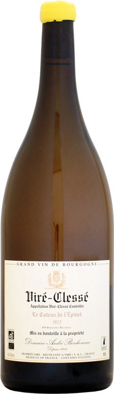 【クール配送】【マグナム瓶】アンドレ・ボノーム ヴィレ・クレッセ ル・コトー・ド・レピネ [2022]1500ml (白ワイン)