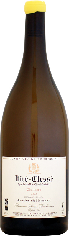【クール配送】【マグナム瓶】アンドレ・ボノーム ヴィレ・クレッセ チュリセ [2022]1500ml (白ワイン)