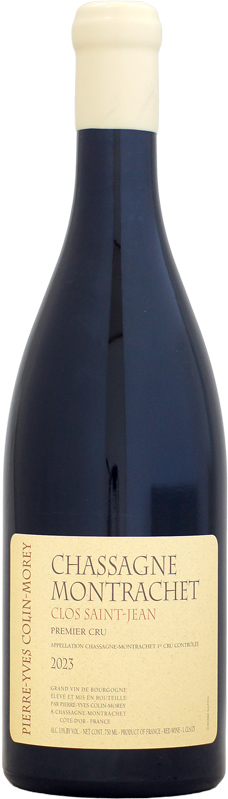 【クール配送】ピエール・イヴ・コラン・モレ シャサーニュ・モンラッシェ 1er クロ・サン・ジャン ルージュ [2023]750ml (赤ワイン)