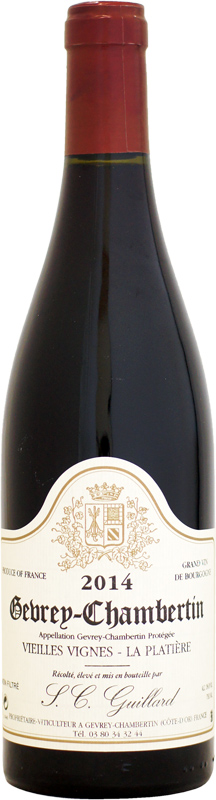 ミッシェル・ギーヤール ジュヴレ・シャンベルタン ラ・プラティエール VV [2014]750mlの通販は