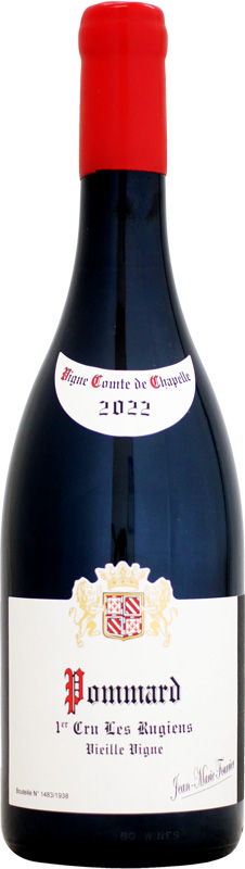 【クール配送】 ジャン・マリー・フーリエ (コント・ド・シャペル) ポマール 1er レ・リュジアン VV [2022]750ml