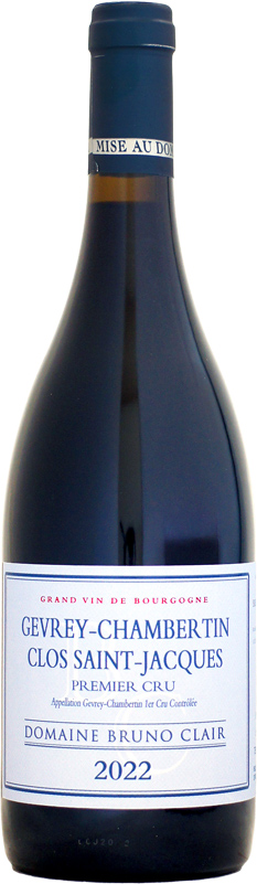 【クール配送】ドメーヌ・ブリュノ・クレール ジュヴレ・シャンベルタン 1er クロ・サン・ジャック [2022]750ml