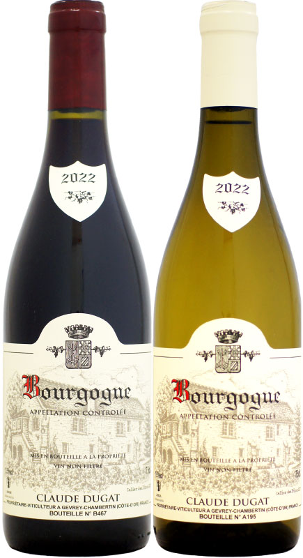 クロード・デュガ ブルゴーニュ [2022]750ml 紅白ワイン 2本セット の通販は白ワイン