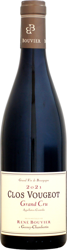 【クール配送】ドメーヌ・ルネ・ブーヴィエ クロ・ヴージョ グラン・クリュ [2021]750ml (赤ワイン)
