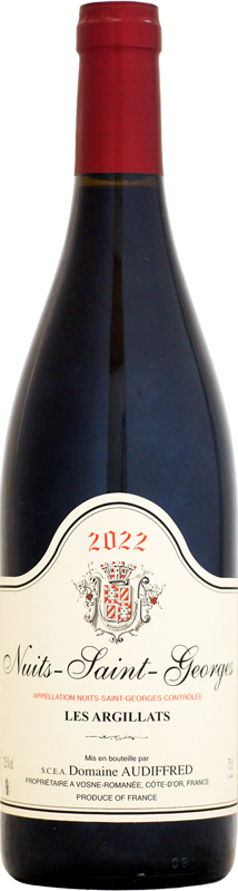 【クール配送】ドメーヌ・オーディフレッド ニュイ・サン・ジョルジュ レ・ザルジラ [2022]750ml