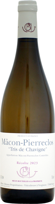 【クール配送】ギュファン・エナン マコン・ピエールクロ トリ・ド・シャヴィーニュ [2023]750ml (白ワイン)