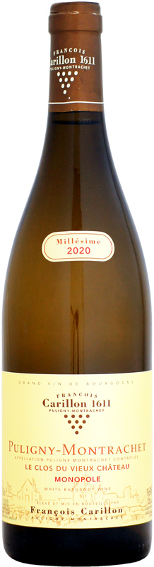 【クール配送】フランソワ・カリヨン ピュリニー・モンラッシェ ル・クロ・デュ・ヴュー・シャトー [2020]750ml (モノポール) (白ワイン)