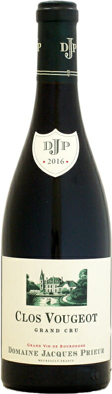 ドメーヌ・ジャック・プリウール クロ・ヴージョ グラン・クリュ [2016]750ml