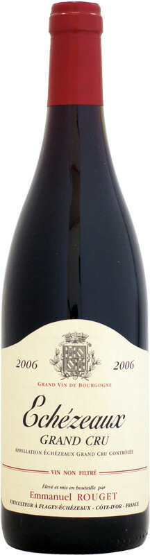 【クール配送】エマニュエル・ルジェ エシェゾー グラン・クリュ [2006]750ml