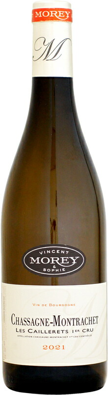 【クール配送】ヴァンサン・エ・ソフィー・モレ シャサーニュ・モンラッシェ 1er レ・カイユレ [2021]750ml (白ワイン)