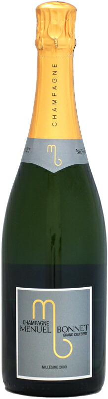 【クール配送】ムニュエル・ボネ ミレジム グラン・クリュ ブラン・ド・ブラン [2009]750ml