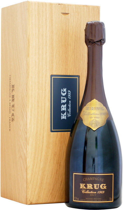 クリュッグコレクション 1989 空瓶 木箱 ① クリュッグコレクション