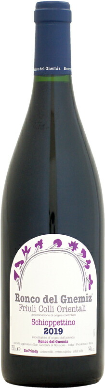 ロンコ・デル・ニエミツ スキオペッティーノ [2019]750ml (赤ワイン)の通販は 6,600円