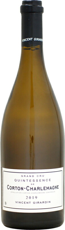 【クール配送】ヴァンサン・ジラルダン カンテサンス・ド・コルトン・シャルルマーニュ グラン・クリュ [2019]750ml (白ワイン)