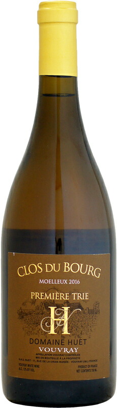 ドメーヌ・ユエ ヴーヴレイ クロ・デュ・ブール モワルー プルミエ・トリ [2016]750ml (白ワイン)の通販は 10,780円