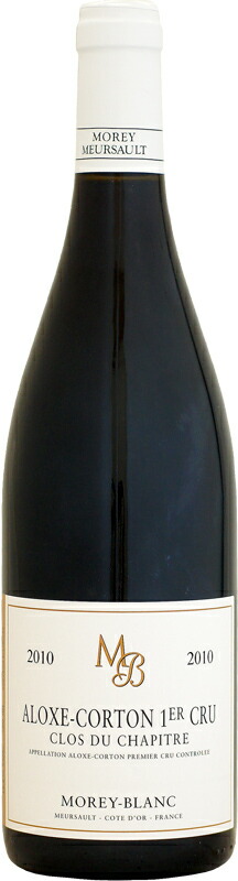 【クール配送】モレ・ブラン アロース・コルトン 1er クロ・デュ・シャピトル [2010]750ml (赤ワイン)
