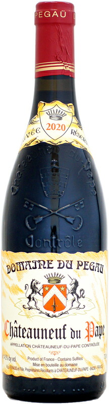 【クール配送】ドメーヌ・デュ・ペゴー シャトーヌフ・デュ・パプ キュヴェ・レゼルヴェ [2020]750ml (赤ワイン)