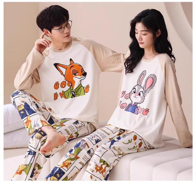 キャラクター ペアパジャマ ルームウェア ペアルック カップル パジャマ レデイース メンズ 寝巻き 男女セット 結婚祝い お揃い 部屋着