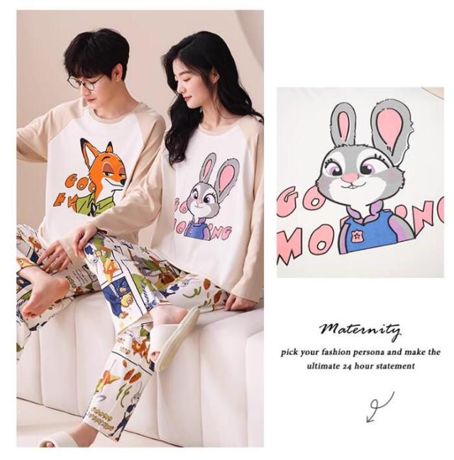 キャラクター ペアパジャマ ルームウェア ペアルック カップル パジャマ レデイース メンズ 寝巻き 男女セット 結婚祝い お揃い 部屋着