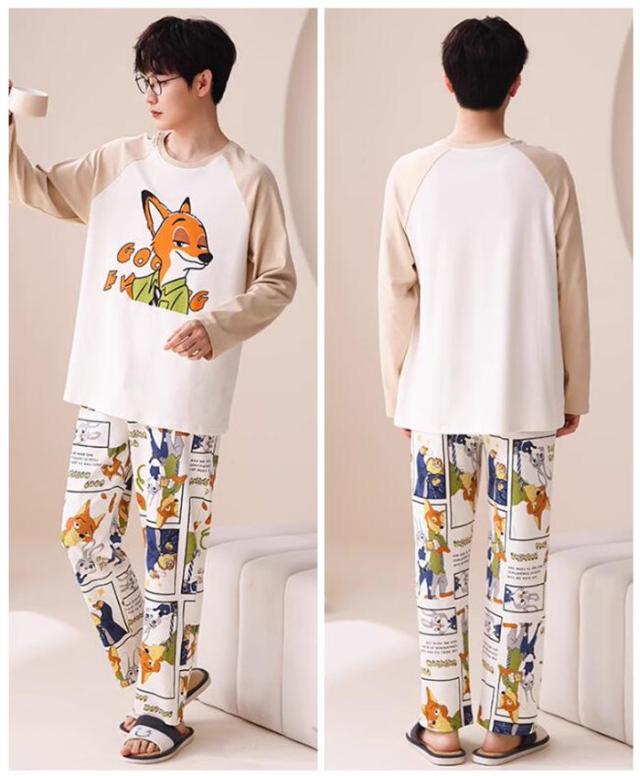 キャラクター ペアパジャマ ルームウェア ペアルック カップル パジャマ レデイース メンズ 寝巻き 男女セット 結婚祝い お揃い 部屋着