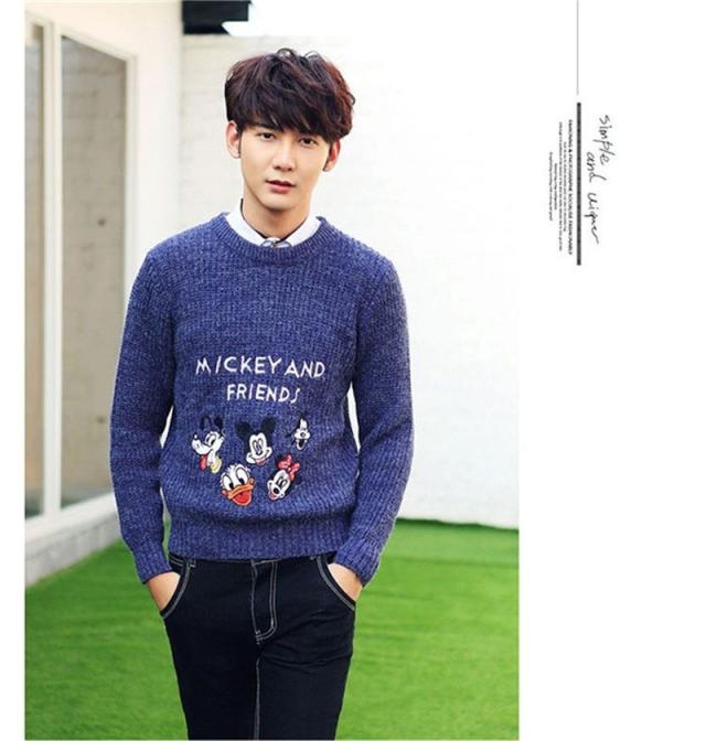 ミッキー セーター ニット Disney ペアルック カップル ディズニー