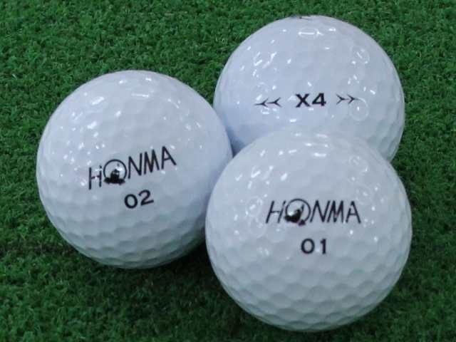 ABランク ホンマ HONMA X4 ホワイト 2019年モデル 20個 球手箱 ロスト 