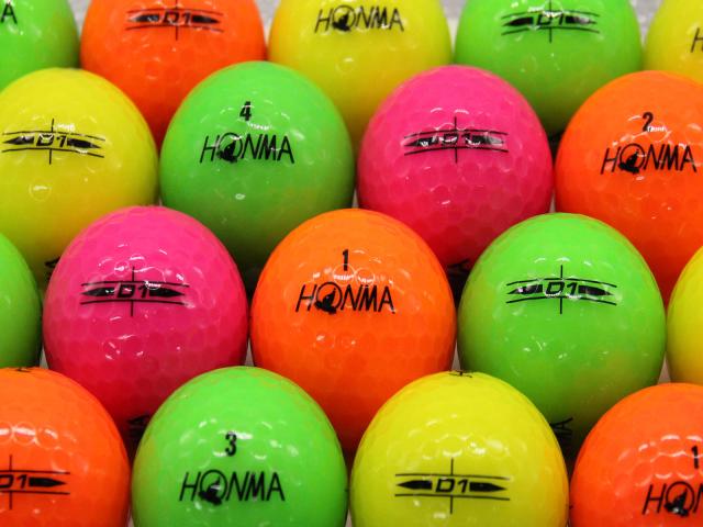 ABランク ホンマ HONMA D1 2022年モデル カラー 100個 球手箱 ロストボールの通販は 6,850円