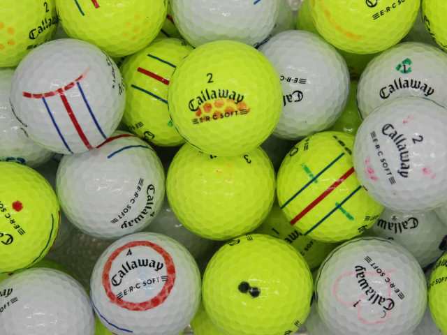 【開店記念セール！】 落書き キャロウェイ Callaway ERC SOFT 2021年モデル 30個 球手 30個～