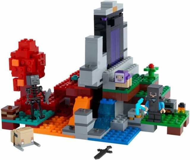 レゴ (LEGO) マインクラフト 荒廃したポータル 21172 316ピース