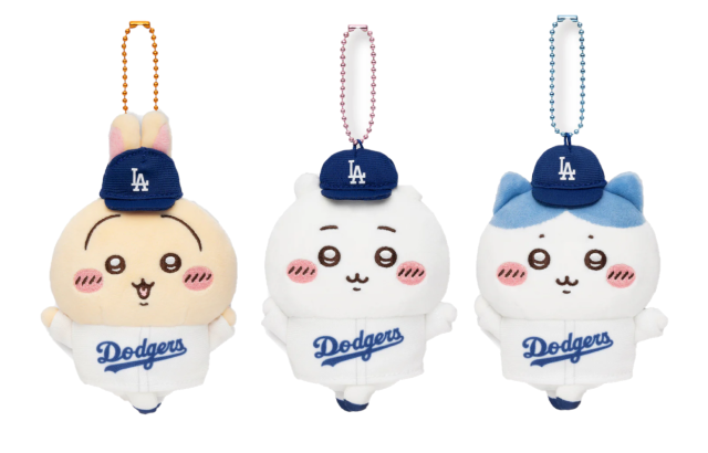 ちいかわ MLB ドジャース 3体セット ちいかわ×MLB TOKYO SERIES