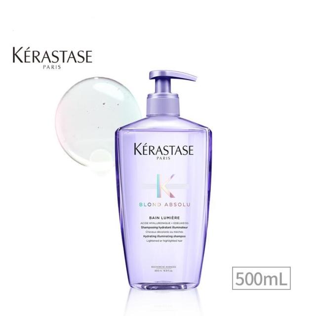 ケラスターゼ ブロンドアブソリュ バン ルミエール シャンプー 大容量 500mL ダメージヘア 傷んだ髪に サロンシャンプー サロン専売品 ハイトーンカラーの通販は