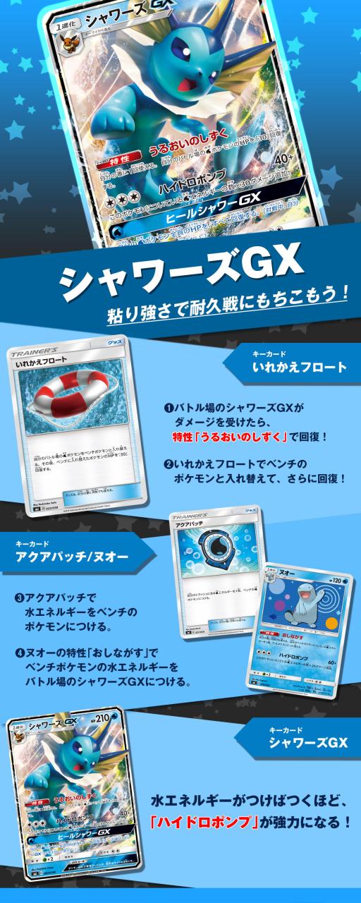 ポケモンカード スターターセット 水のシャワーズGX 未開封 中古品 ポケカ pokemon_1