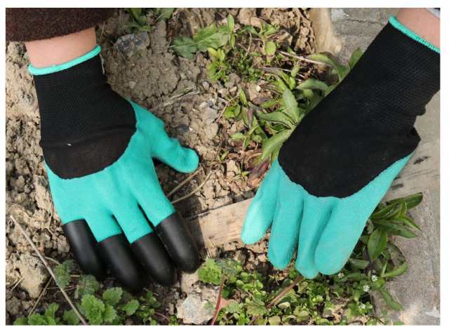 園芸用手工具 ガーデングローブ 右手爪4個付き 園芸用手袋