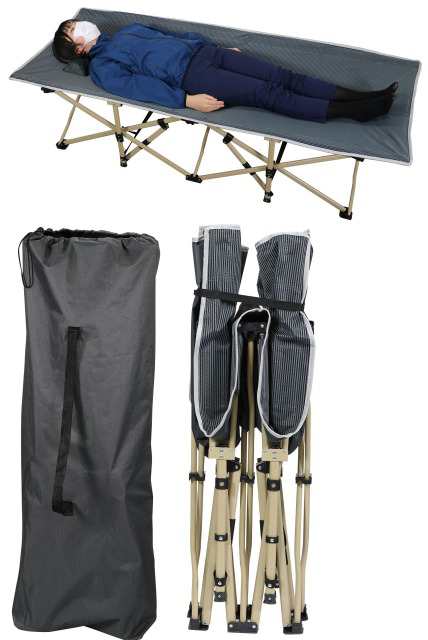 折り畳み式簡易ベッド　耐荷重２５０ｋｇ【52314】の通販は