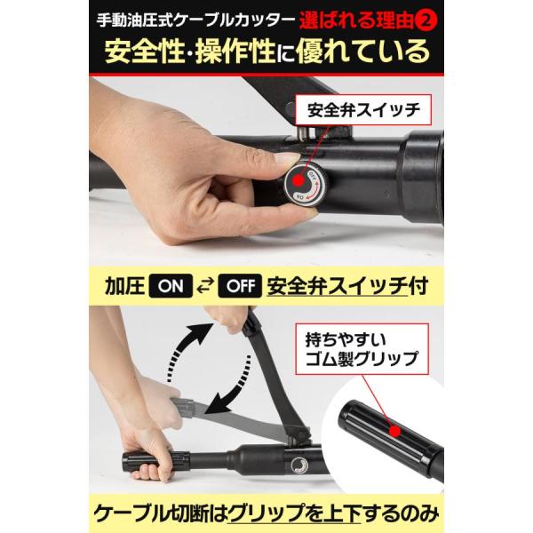 ケーブルカッター油圧式 Φ75mm 出力9トン アルミケーブル 銅線 ACSR 太物 切断機 装甲ケーブル 銅芯 専用ケース 説明書付きの通販は ケーブルカッター油圧式 Φ75mm 出力9トン アルミケーブル 銅線 ACSR 太物 切断機 装甲ケーブル 銅芯 専用ケース 説明書付きの通販は