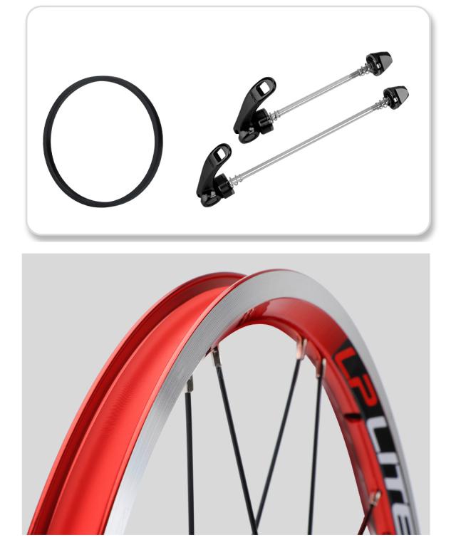 LP Litepro 406/451 完組ホイール 前後セット Vブレーキ 74/130