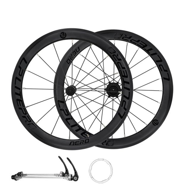 LP Litepro 406/451 20inch 40mmディープリム 完組ホイール 8/9/10/11S リムブレーキ/ディスクブレーキ 折りたたみ自転車ホイール mrc06