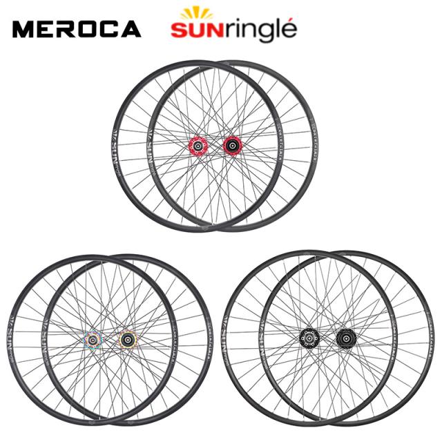 SUNRingle 26/27.5/29インチ MTBホイール セット スルーアクスル 100