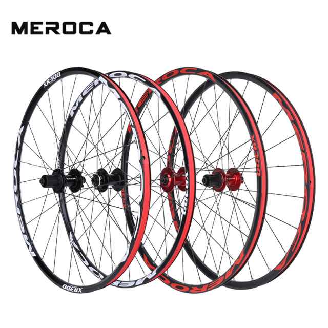 MEROCA クイックリリース 26/27.5インチ MTBホイール 8/9/10/11S マウンテンバイクホイール 軽量 完組 自転車ホイールセット mrc26