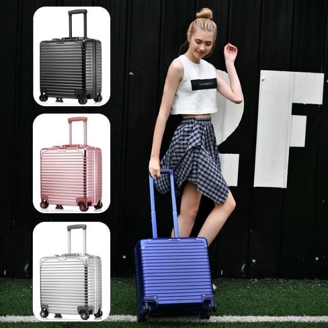 ミニスーツケース 機内持込 超軽量 キャリーケース 小型 男女兼用 18インチ TSAロック 出張 ビジネス 旅行 静音 耐用 多機能 携帯便利 おしゃれ 360度回転 ダブルキャスター 1泊2泊 キャリーバッグcca1890の通販は
