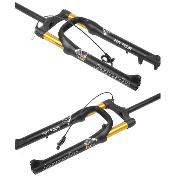 HIMALO 26″ AM MTB サスペンションフォーク HL/RL トラベル130mm ファットタイヤ4.0 エアフロントフォーク 26 HIMALO 26″ AM MTB サスペンションフォーク HL/RL トラベル130mm