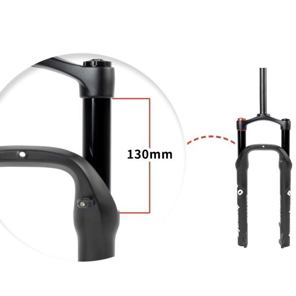 HIMALO 26″ AM MTB サスペンションフォーク HL/RL トラベル130mm