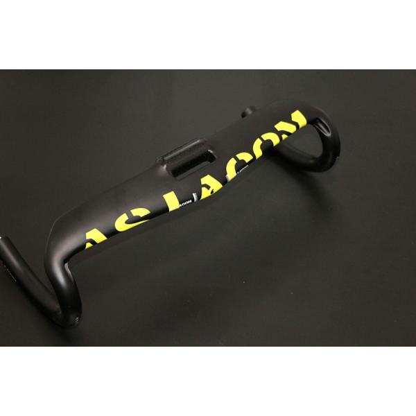 ASIACOM ロードバイクハンドル ロードレース カーボン製 中空 エアロ